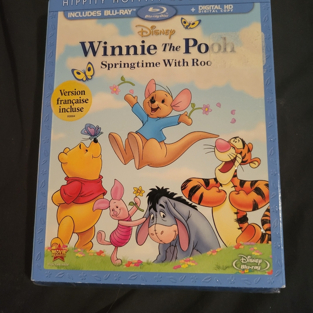 Winnie the Pooh Springtime With Roo Blu-ray  New